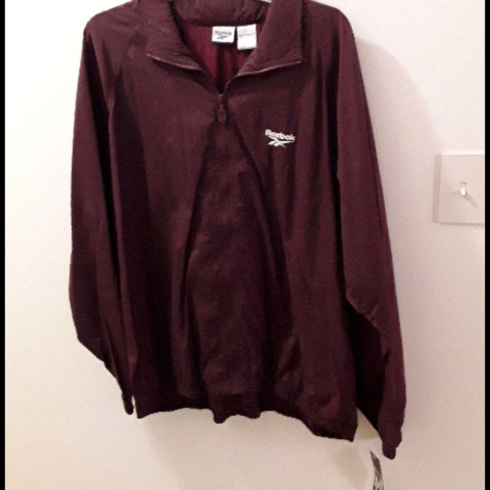 Mens Reebok hooded windbreaker brand new with tags